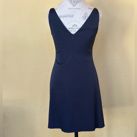 Philosophy Di Alberta Ferretti Navy Blue Sleeveless Dress Size 8 - Picture 4 of 9